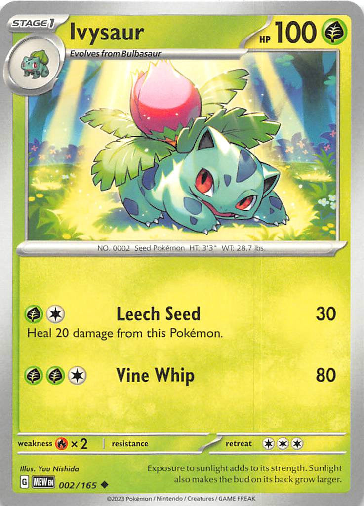 002/165 Ivysaur - Scarlet & Violet 151 (MEW - ENG)