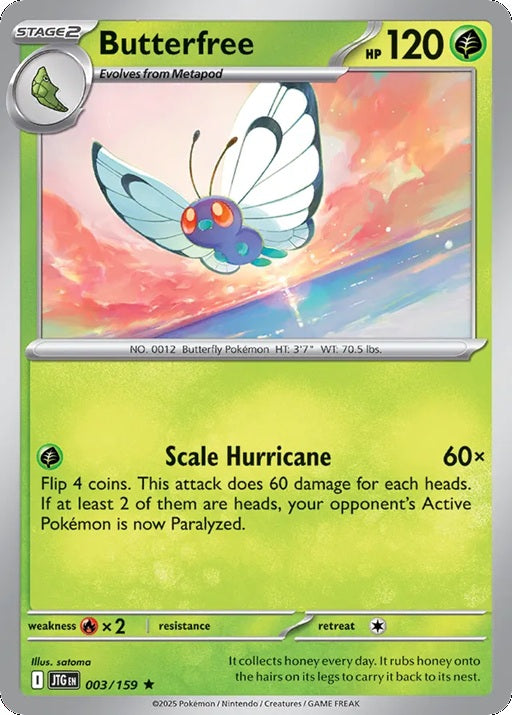 003/159 Butterfree - JTG (ENG)