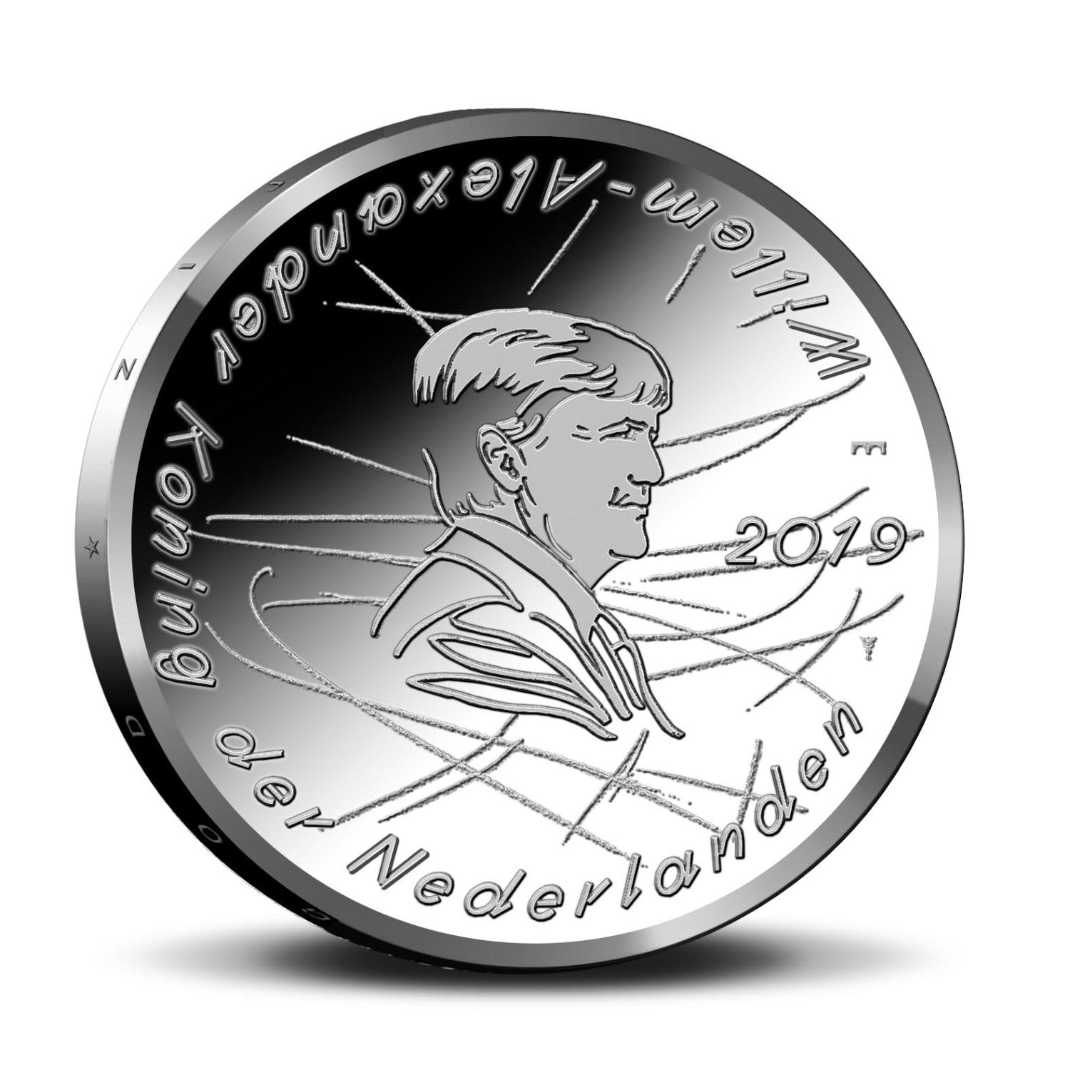 2019 - Nederland 5 Euro Coincard - Jaap Eden - UNC
