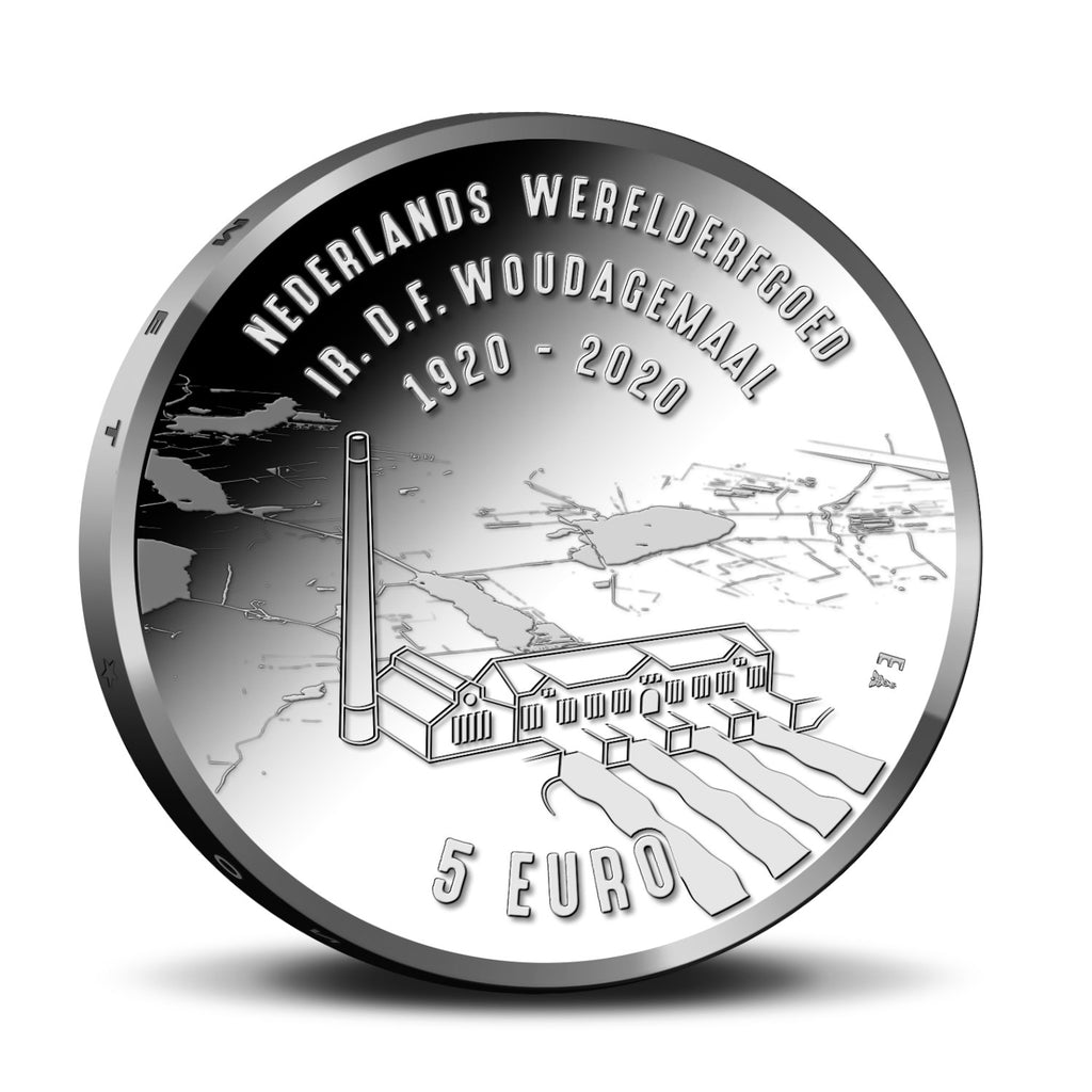 2020 - Nederland 5 Euro Coincard - Woudagemaal - BU