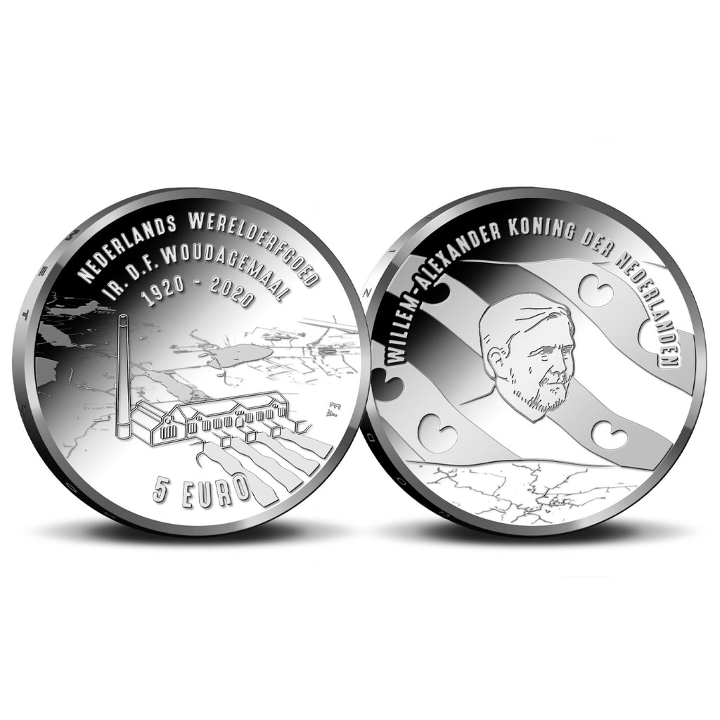 2020 - Nederland 5 Euro Coincard - Woudagemaal - BU