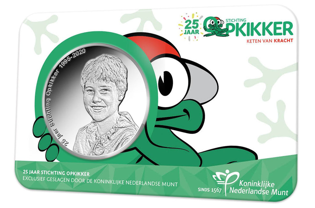 2020 - Nederland Penning Card - Stichting Opkikker - 25 Jaar - BU