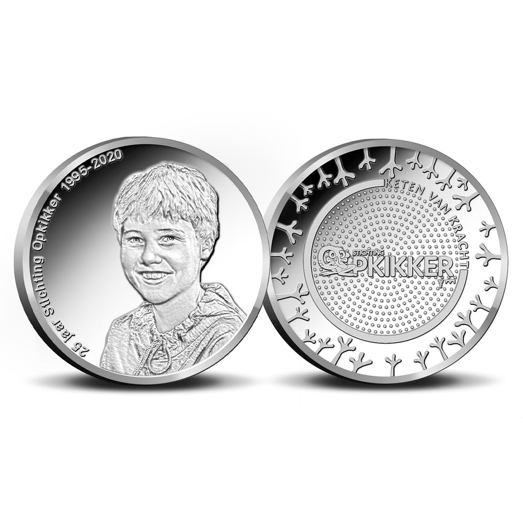 2020 - Nederland Penning Card - Stichting Opkikker - 25 Jaar - BU