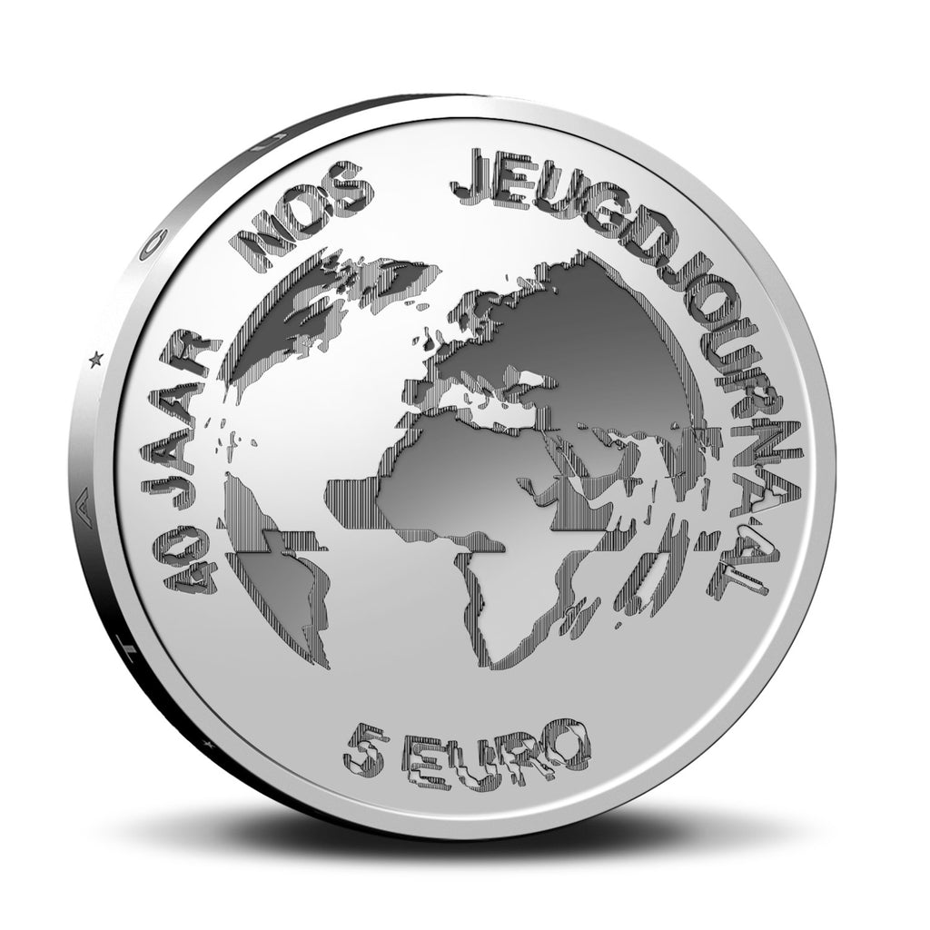 2021 - Nederland 5 Euro Coincard - 40 Jaar NOS Jeugdjournaal - UNC
