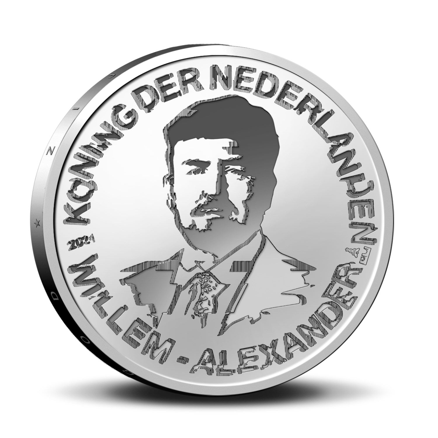2021 - Nederland 5 Euro Coincard - 40 Jaar NOS Jeugdjournaal - UNC