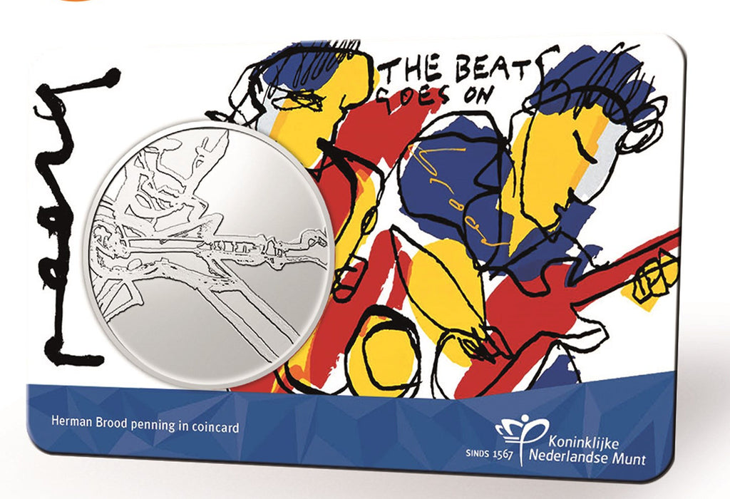 2021 - Nederland Penning Card - Herman Brood - 75 Jaar - BU