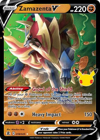 018/025 Zamazenta V - Celebrations (CEL - ENG)