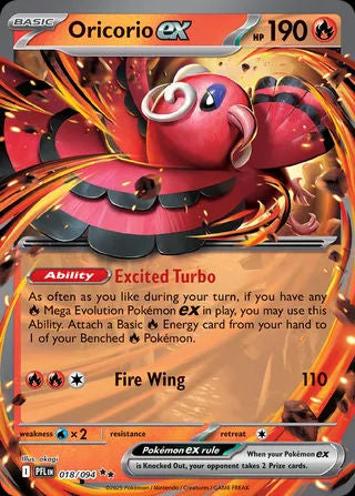 018/094 Oricorio ex - PFL (ENG)