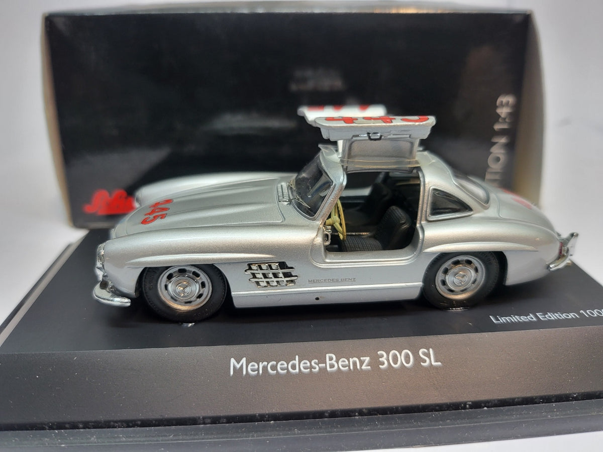 Schuco Mercedes-Benz 300 SL Vleugeldeur #445 Mille Miglia 1955 - Schaal 1:43