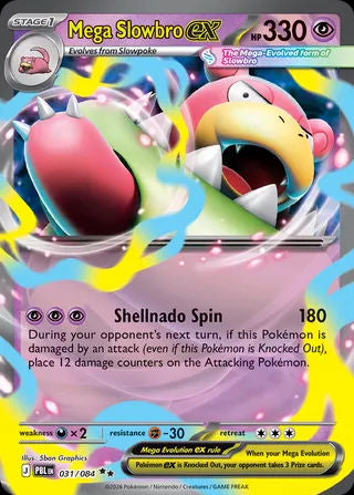 031/084 Mega Slowbro ex - Pitch Black (PBL - ENG)