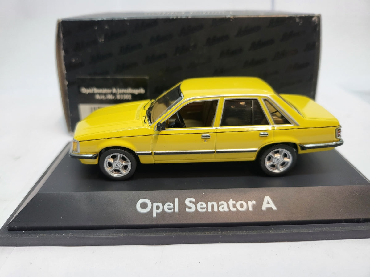 Schuco Opel Senator A 2.8 S Jamaika Geel - Schaal 1:43