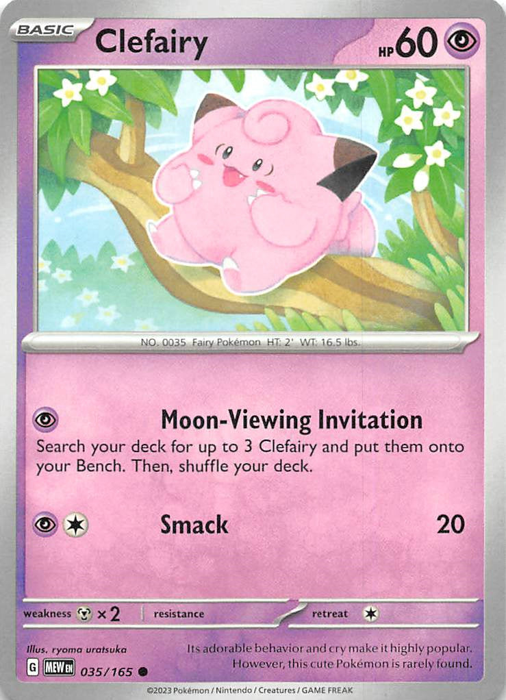 035/165 Clefairy - Scarlet & Violet 151 (MEW - ENG)