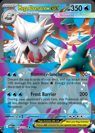 036/132 Mega Abomasnow ex - Mega Evolution (MEG - ENG)