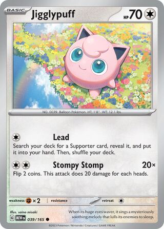 039/165 Jigglypuff - Scarlet & Violet 151 (MEW - ENG)