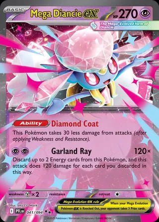 041/094 Mega Diancie ex - Phantasmal Flames (PFL - ENG)
