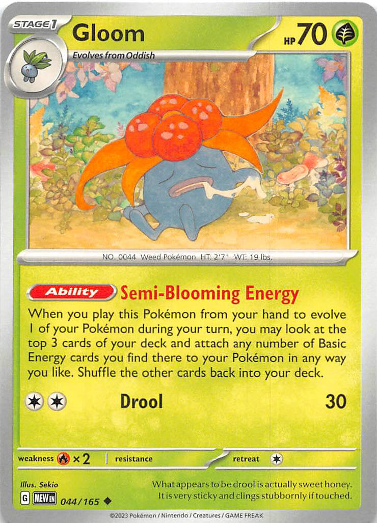 044/165 Gloom - Scarlet & Violet 151 (MEW - ENG)