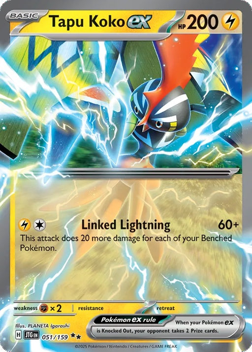 051/159 Tapu Koko ex - JTG (ENG)