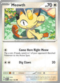 052/165 Meowth - Scarlet & Violet 151 (MEW - ENG)