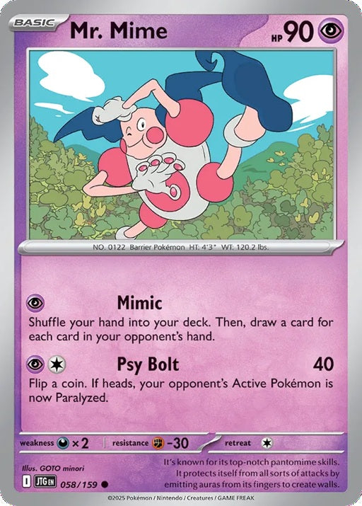 058/159 Mr. Mime - JTG (ENG)