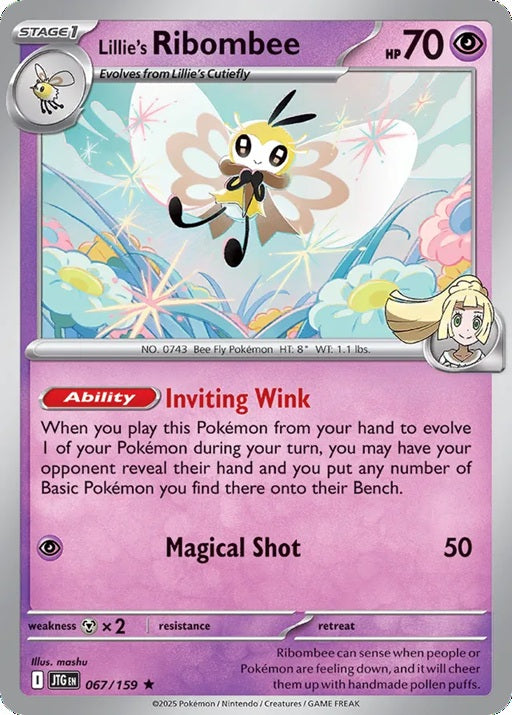 067/159 Lillie's Ribombee - JTG (ENG)