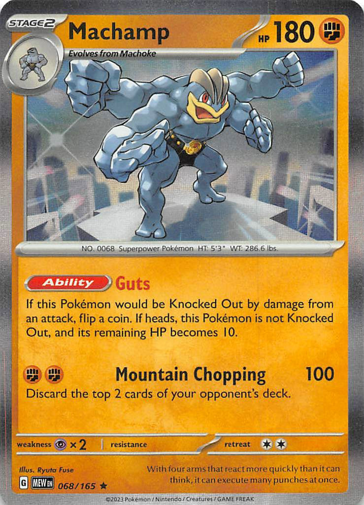 068/165 Machamp - Scarlet & Violet 151 (MEW - ENG)
