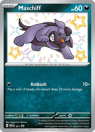 071/Promo Maschiff - SV Black Star Promos (SVP - ENG)