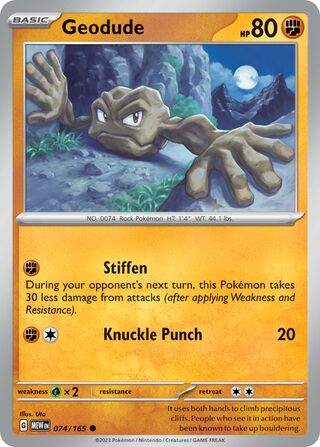 074/165 Geodude - Scarlet & Violet 151 (MEW - ENG)