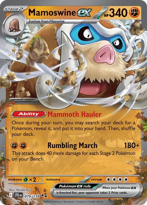 079/159 Mamoswine ex - JTG (ENG)