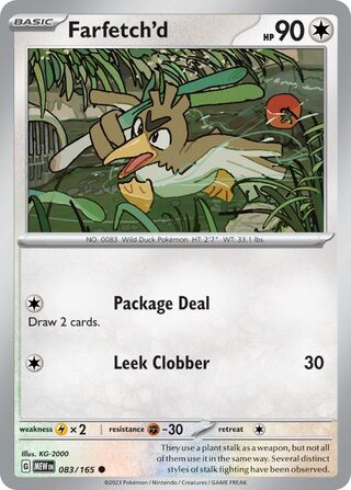 083/165 Farfetch'd - Scarlet & Violet 151 (MEW - ENG)