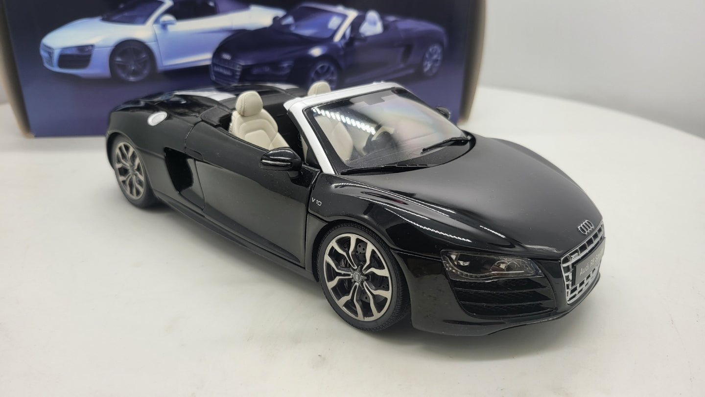 Audi R8 Spyder Phantom Black Kyosho 1:18