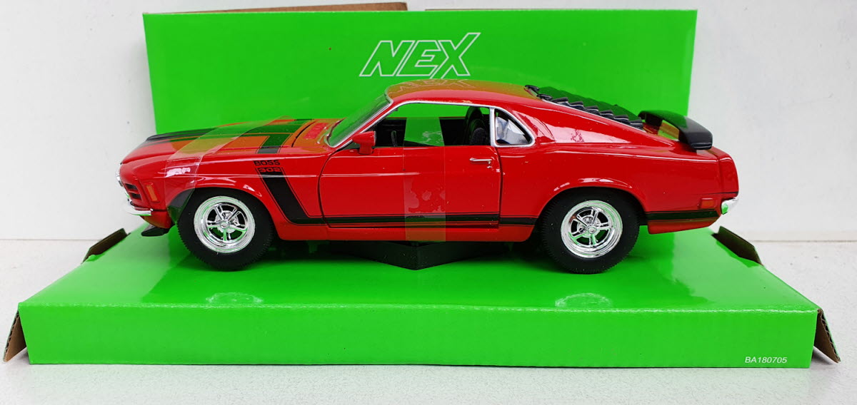 Ford Mustang Boss 429 Geel 1969 Welly 1:24