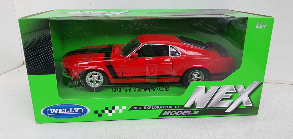 Ford Mustang Boss 429 Geel 1969 Welly 1:24