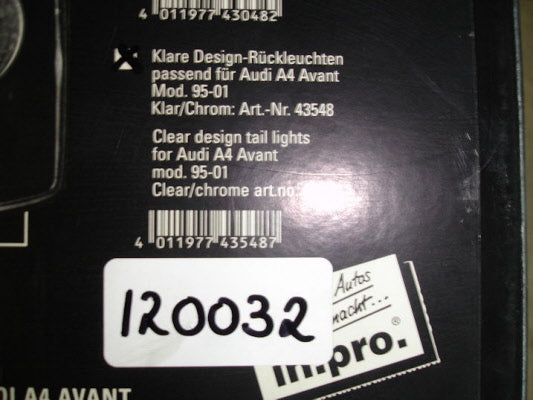Audi A4 Avant 1995-2001 Achterlichtset Helder Inpro