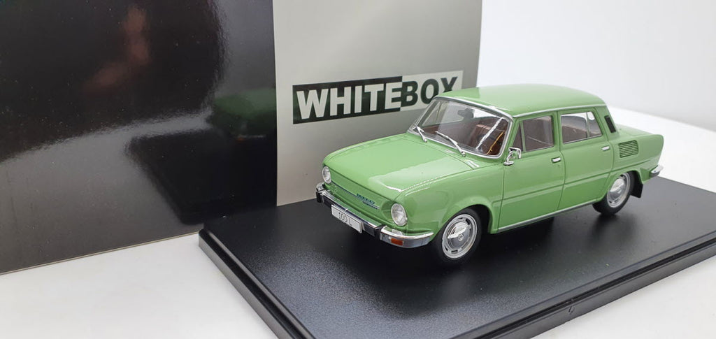 Whitebox Skoda 100L Groen 1969 - Schaal 1:24