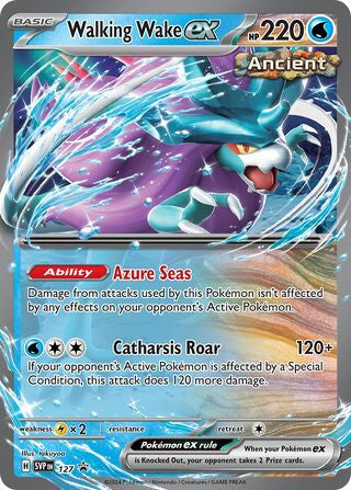 127/Promo Walking Wake ex - SV Black Star Promos (SVP - ENG)