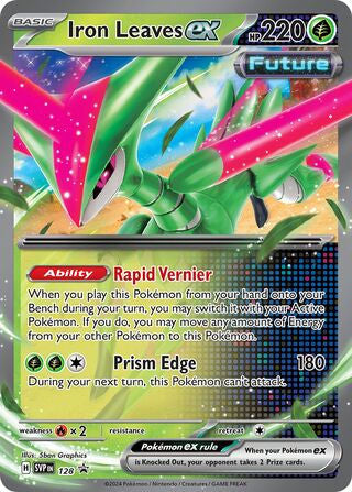128/Promo Iron Leaves ex - SV Black Star Promos (SVP - ENG)