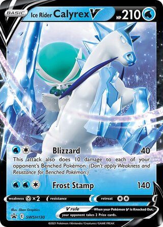130/Promo Ice Rider Calyrex V - Black Star Promos (SSP - ENG)