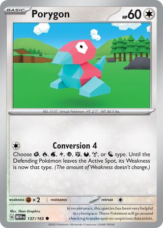 137/165 Porygon - MEW (ENG)