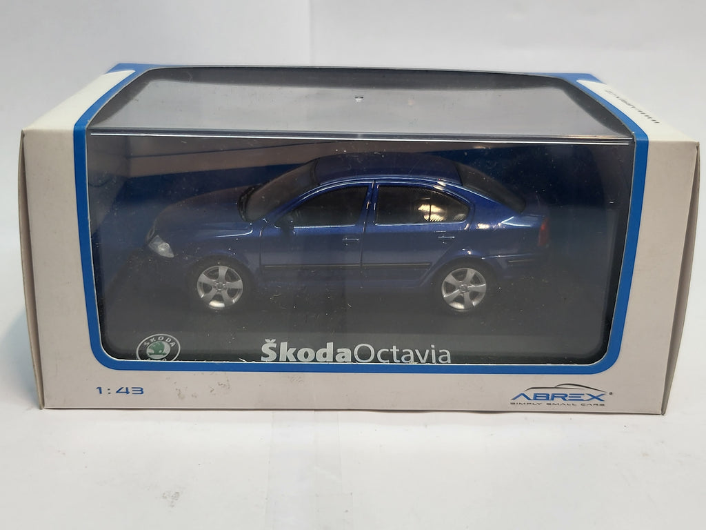 Abrex Skoda Octavia Sedan Deep Blue Sea Metallic 2004 - Schaal 1:43