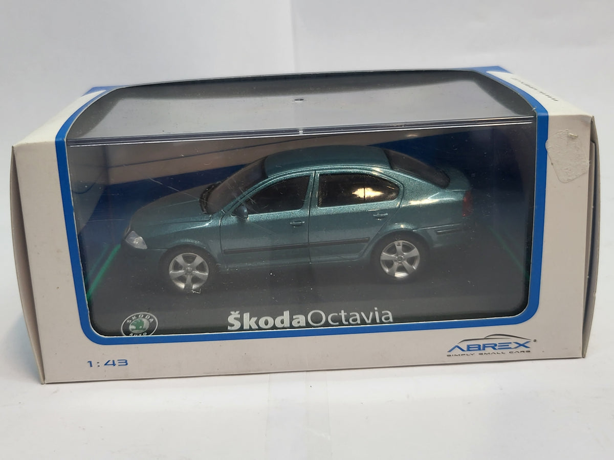 Abrex Skoda Octavia Sedan Green Island Metallic 2004 - Schaal 1:43