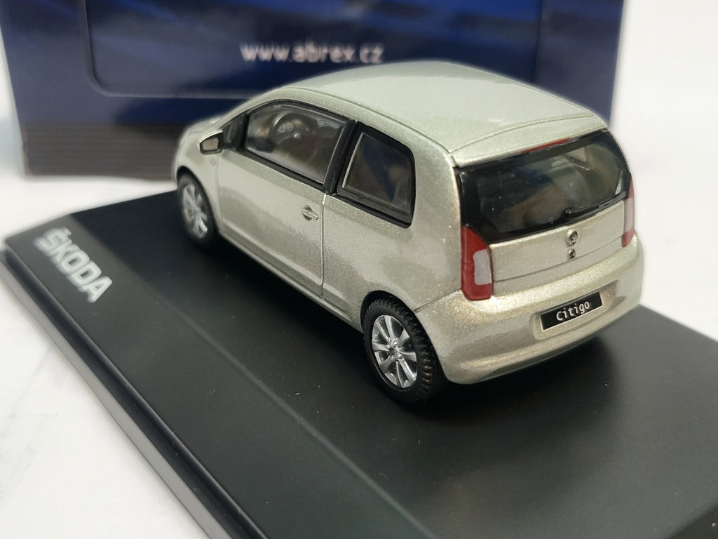 Abrex Skoda Citigo Silver Leaf Metallic - Schaal 1:43