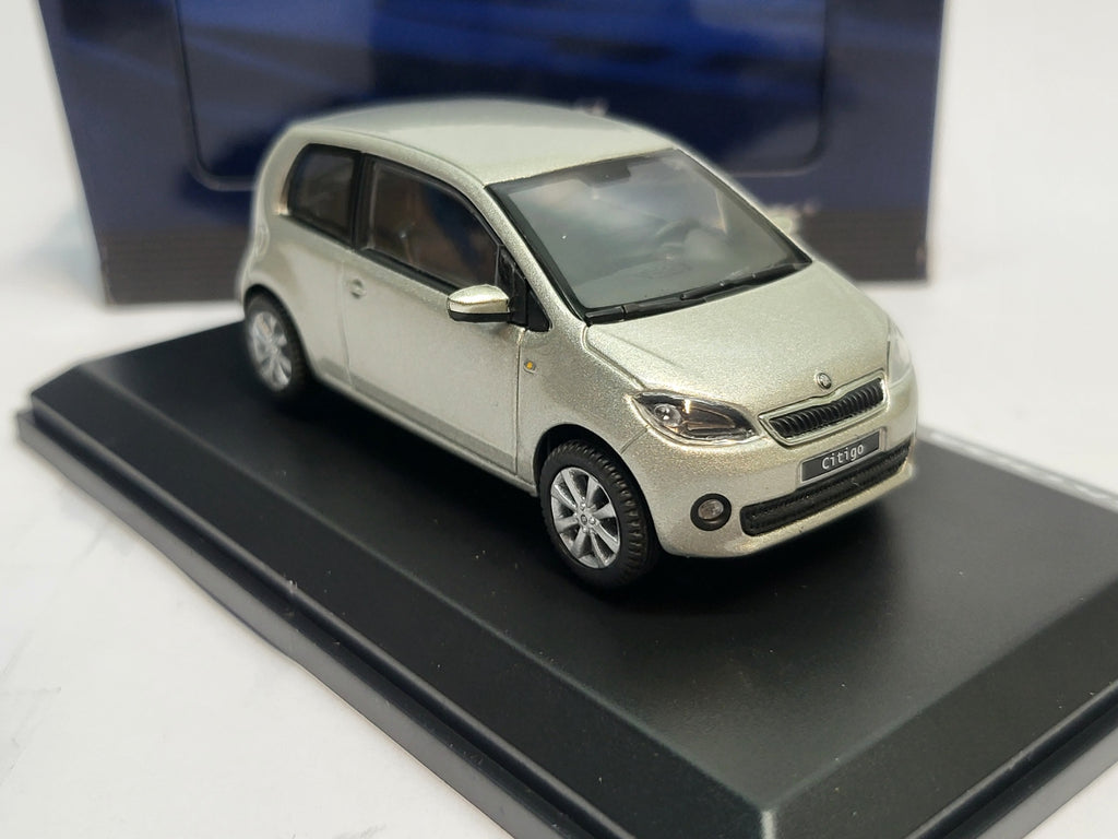 Abrex Skoda Citigo Silver Leaf Metallic - Schaal 1:43