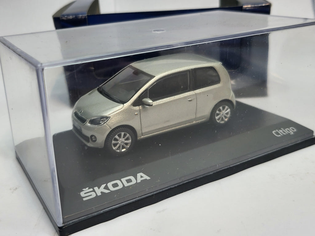 Abrex Skoda Citigo Silver Leaf Metallic - Schaal 1:43