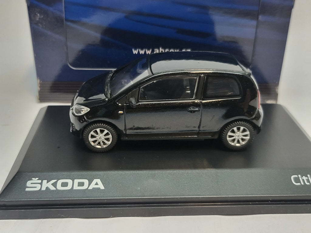 Abrex Skoda Citigo 3-deurs Deep Black Metallic - 1:43