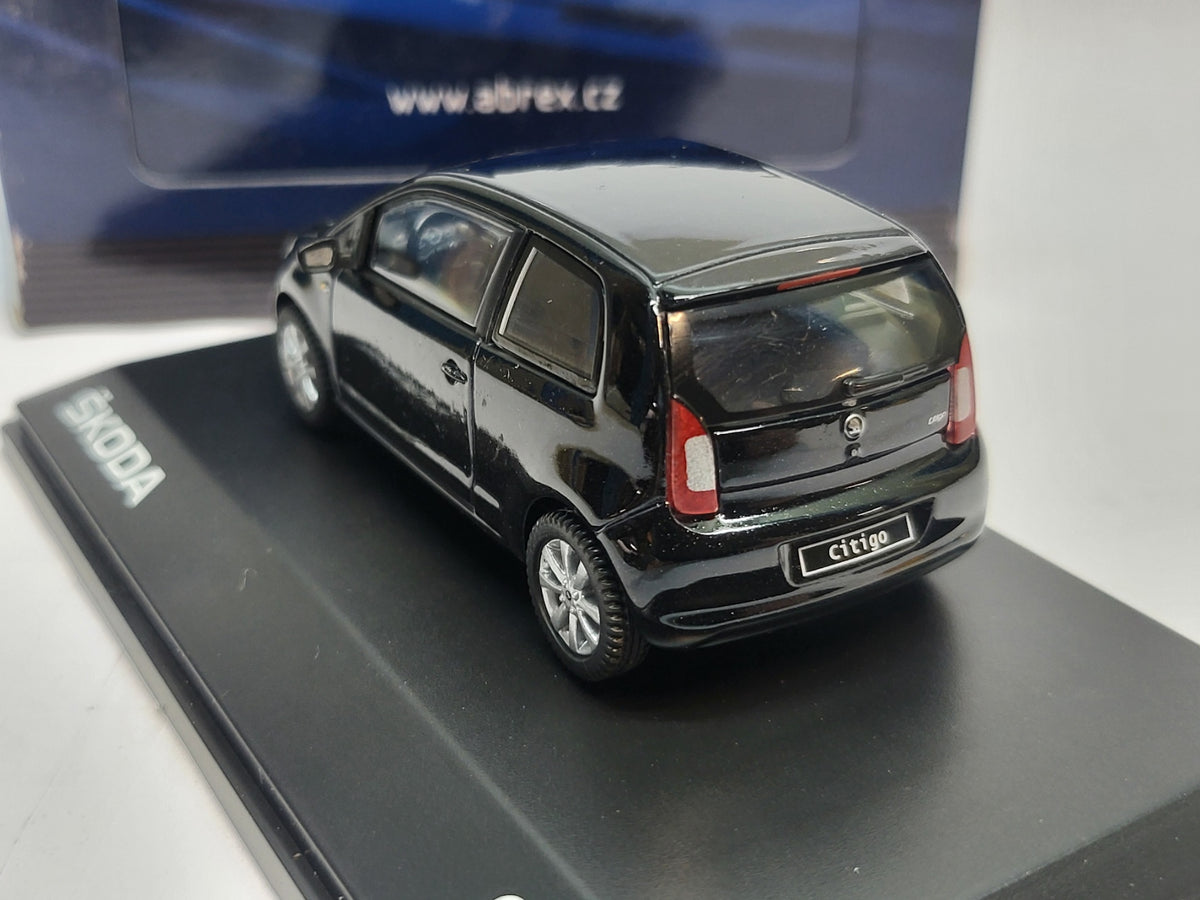 Abrex Skoda Citigo 3-deurs Deep Black Metallic - 1:43