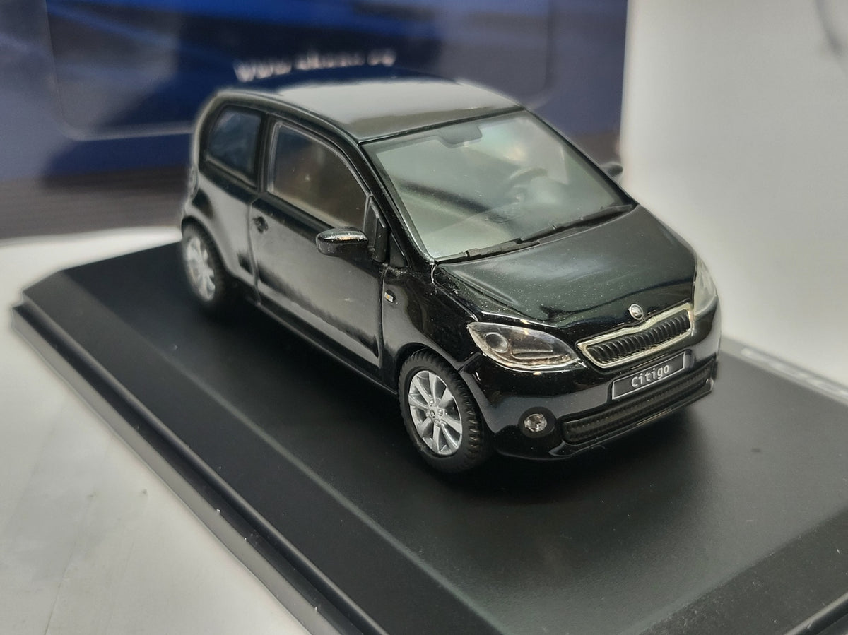Abrex Skoda Citigo 3-deurs Deep Black Metallic - 1:43