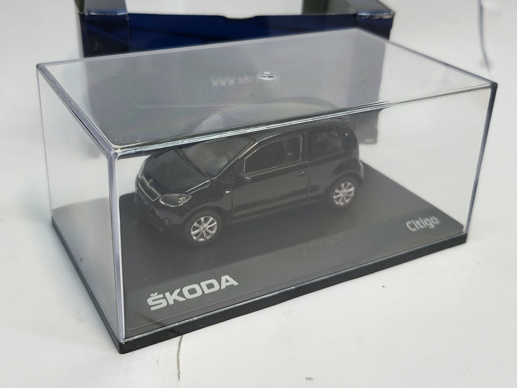 Abrex Skoda Citigo 3-deurs Deep Black Metallic - 1:43