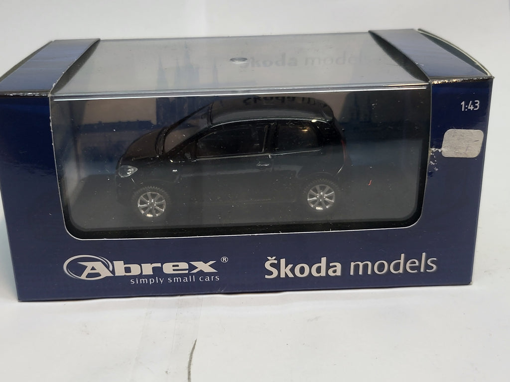 Abrex Skoda Citigo 3-deurs Deep Black Metallic - 1:43