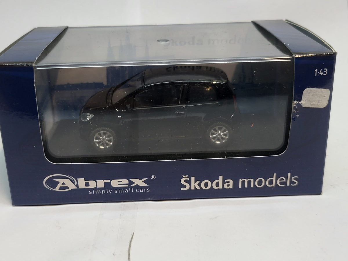 Abrex Skoda Citigo 3-deurs Deep Black Metallic - 1:43