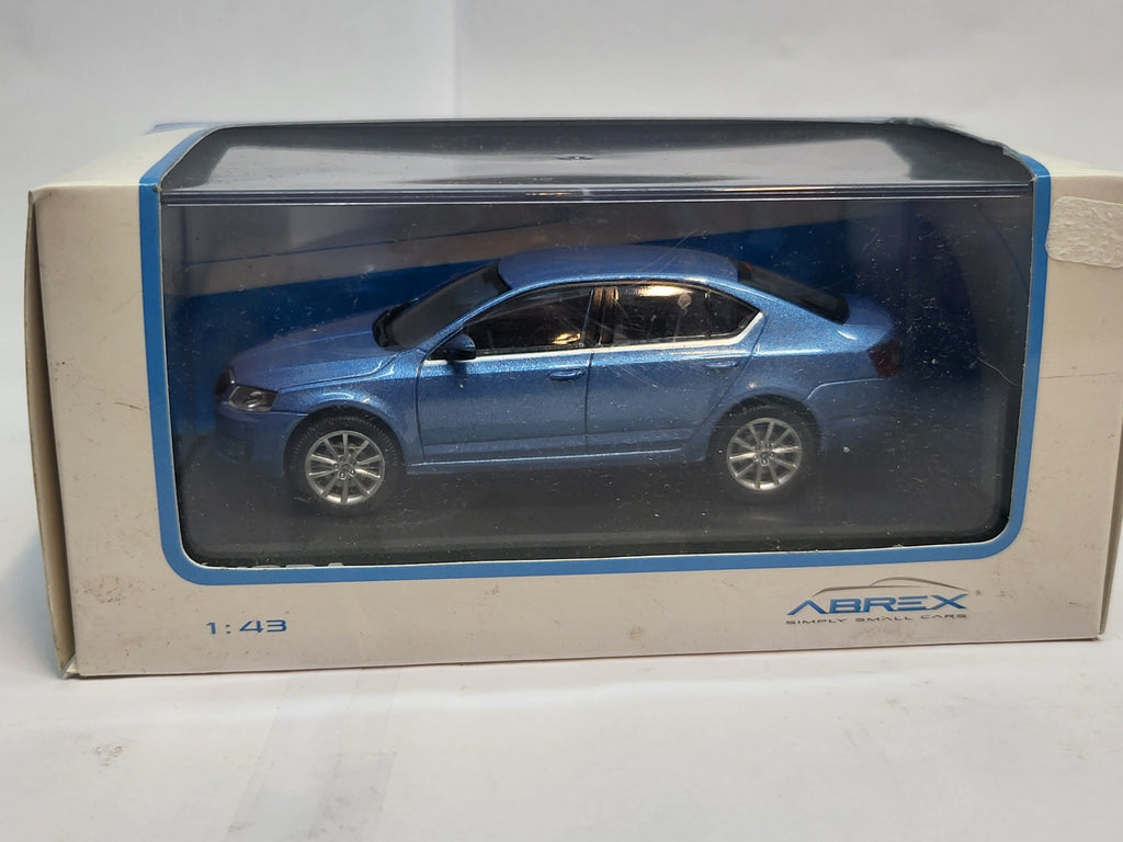 Abrex Skoda Octavia Sedan Denim Blue Metallic 2004 - Schaal 1:43